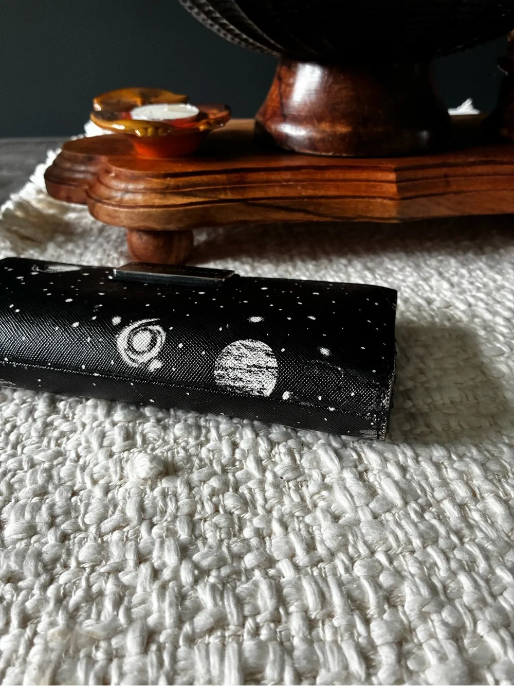 Marc by Marc Jacobs Black & White Space-Print Wallet